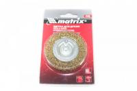 Щетка для дрели, 60мм,плоская со шпилькой  метал М74446 MATRIX