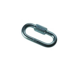 Карабин винтовой оцинкованная сталь 5мм 340кг Б