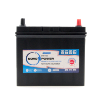 Аккумулятор NORD POWER EFB N55 (B24L) 55A/h (пуск ток 580А) Start-Stop/Гибрид