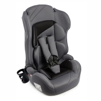 Удерживающее устройство для детей "ZLATEK lux Atlantic ZL513" KRES4104 серый/черный, 1-12 лет, 9-36 кг, гр.1/2/3