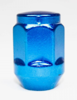 Гайка колесная короткая (синяя) M12x1,5 ключ 19