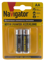 Батарейка Navigator NBT-NE-LR6-BP2 94752 (цена за блистер)