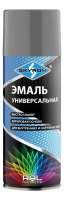 Эмаль универсальная акриловая SKYRON "СЕРАЯ" (RAL 7040) (аэрозоль) 520мл. SR-17040