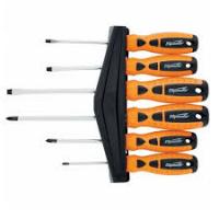 Набор отверток "Point",двухкомпонетная рукоятка,6шт. Sparta M11782