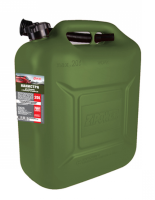 Канистра 3ton PROFI Оливковая пластмассовая 20л под топливо с крышкой и лейкой