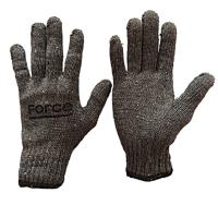 Перчатки полиэстер/хлопок серые Force