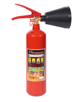 Огнетушитель углекислотный ОУ-1-BCE-01 с раструбом (CO2 = 1кг)
