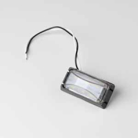 Фонарь бортовой (белый) плоский 24v (ZC-C-102W) LUNARIS