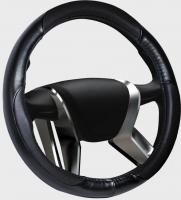 Чехол на руль "AZARD кожа" OPLA0042 M, d=38см, черный