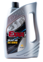 Масло трансмиссионное EXXA GEAR HD 80W90 GL-5  п/синтетическое, 4л. (Ю.Корея)