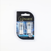 Лампы светодиодные LUNARIS 12-24V, P21/5W, BAY15d, 6LED (CANBUS) (компл. 2шт) арт.6LEDP21/5W