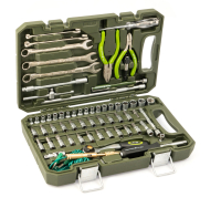 Набор головок 1/4 с инструментом, 65 предметов 600765 ДЕЛО ТЕХНИКИ