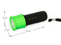 Фонарик ULTRAFLASH LED15001-C (63480), ручной светодиодный
