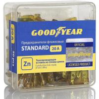 Набор предохранителей флажковых Goodyear GY003064 "стандарт" 20A (50шт)