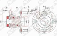 Ступичный узел ST-42450-52060 SAT