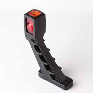 Рог габаритный диодный резиновый (комплект) 24V (ZC-C-155L/R) LUNARIS