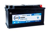 Аккумулятор NORD POWER AGM 95 L5 95A/h (пусковой ток 830А) Start-Stop/Гибрид