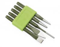 Набор инструм.Ударного 5пр. 389050 (зубило11х125,крейцмейсель4х125,выколотка4х150,кернер4х115) ДЕЛО