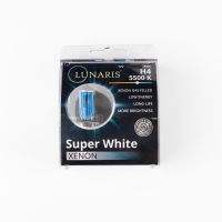 Лампы галогенные H4 12V 60/55W P43t Super White (компл. 2шт) LUNARIS SWH4126055/2P