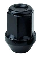 Гайка колесная короткая (черная) шаг 1,25 ключ 21 КНР