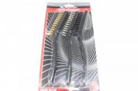 Набор щеток,3шт,металл с пластмассов.ручкой,большие М74863/Matrix