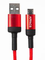 Кабель APPACS AP03217m microUSB/5V2.4A 1m Premium