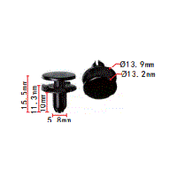 Клипса №1945 (OEM 66820-AX020, 66820AX020)