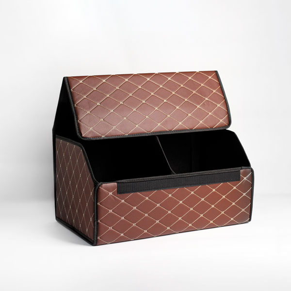 Органайзер в багажник складной большой (OR2654) коричневый