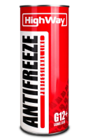 Антифриз HighWay Красный Long Life G12+ 1кг (-40С)