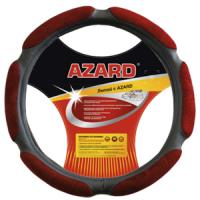 Чехол на руль "AZARD спонж 6" OPLA0073 M, d=38см, красный