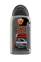 Полироль цветной с восковым корректором царапин "СЕРЫЙ" (ПЭТ-флакон) 350мл. ELTRANS EL-0811.03