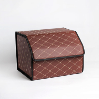 Органайзер в багажник складной средний (OR2654) коричневый