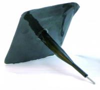 Грибок кордовый для ремонта шин Г18-1 К Rossvik квадратный 10,5*10,5 см, стержень d-18мм