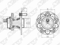 Ступичный узел ST-42450-47040 SAT