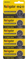 Батарейка Navigator NBT-CR2032-BP5 (цена за 1 шт.) 94765