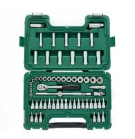 Набор головок SATA 09004 торцевых с инструментом, 60 предметов