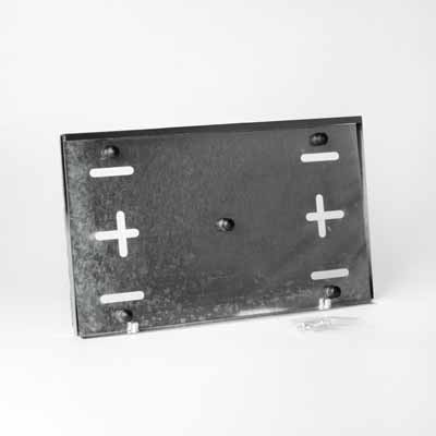 Рамка под номерной знак FL8520 (нерж. сталь, квадрат 30х18х1,5см)