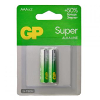 Элемент питания GP Alkaline Super G-Tech LR03 BL2