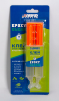 Клей эпоксидный прозрачный в шприце 25мл EC-330-RE ABRO MASTERS