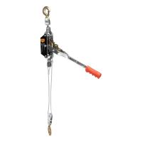 Лебёдка ручная рычажная SPARTA 522155, тяга 1,5т, подьём 0,6т, одинарное храповое колесо