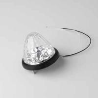 Фонарь бортовой диодный (белый) круглый 24V (ZC-C-086W) LUNARIS