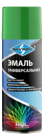 Эмаль универсальная акриловая SKYRON "СВЕТЛО-ЗЕЛЕНАЯ" (RAL 6018) (аэрозоль) 520мл. SR-16018