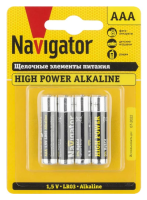 Батарейка Navigator NBT-NE-LR03-BP4 94751 (цена за блистер)