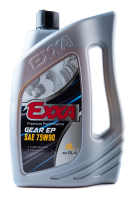 Масло трансмиссионное EXXA GEAR EP 75W90 GL-4  п/синтетическое, 4л. (Ю.Корея)
