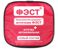 Аптечка первой помощи автомобильная "ФЭСТ" футляр мягкий 3737 (НОВЫЙ СОСТАВ)