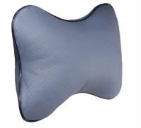 Подголовник SIGER PKP001-G (косточка) на подголовник автомобиля, перфорированная экокожа, cерая