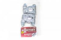 Клемма с боковым креплением 2шт (+-) узко-полюсная 25035