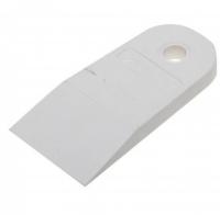 Шпатель Зубр "МАСТЕР" резиновый, белый, 40мм 1016-40_z01