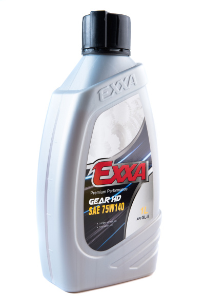 Масло трансмиссионное EXXA GEAR HD 75W140 GL-5  п/синтетическое, 1л. (Ю.Корея)