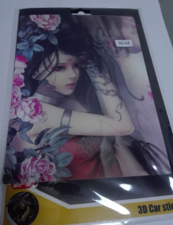 Наклейка декоративная 3D для авто Car stickers, 1шт